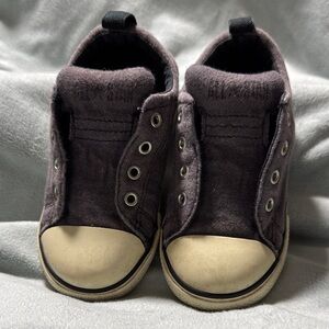 Kids Purple Canvas Sneakers